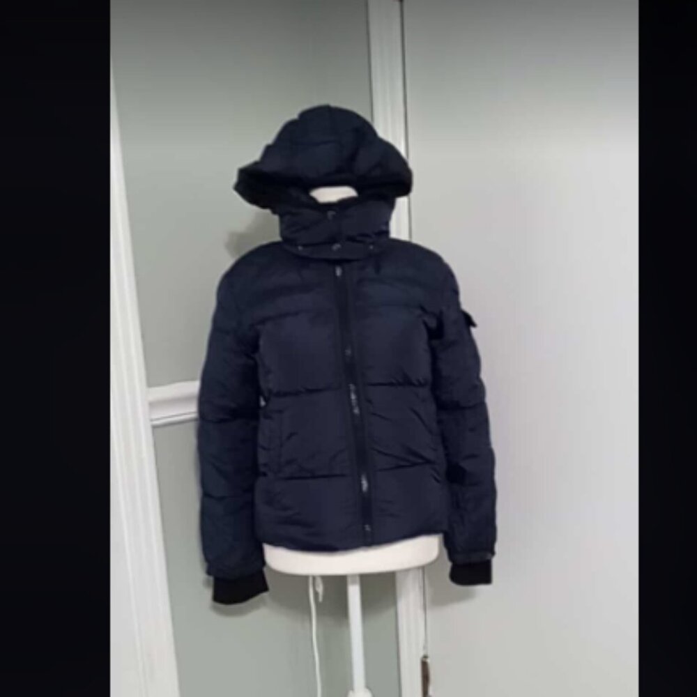S13 New York Girls Hooded Down Puffer Jacket Sz 12